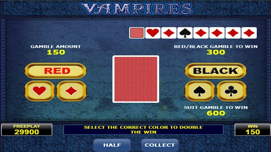Play Vampires Slot at Frank Casino online